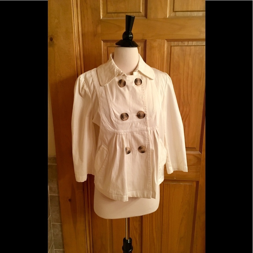 ⚜️Ambition winter white cropped jacket⚜️